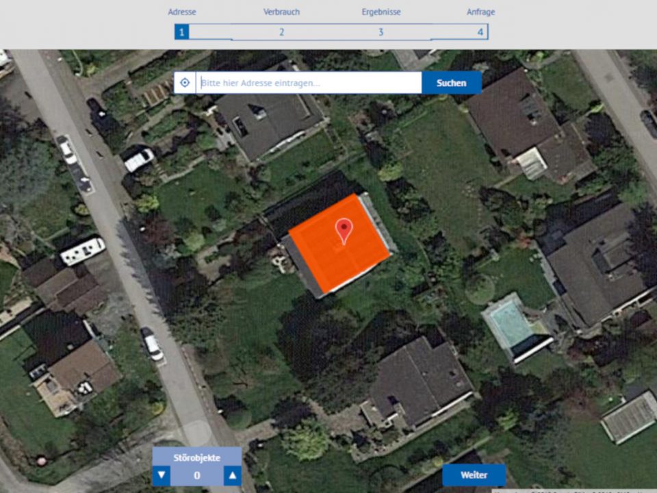 Googlebild mit Hausdach