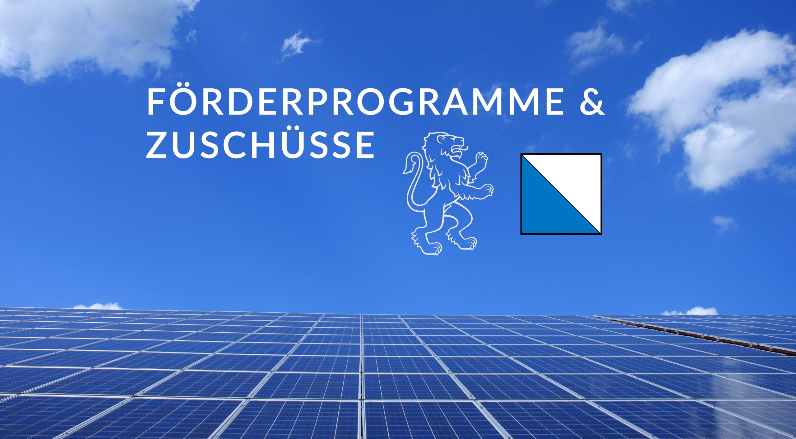 Solarenergie in Zürich – so profitieren Sie von Förderbeiträgen und reduzieren Ihre Kosten